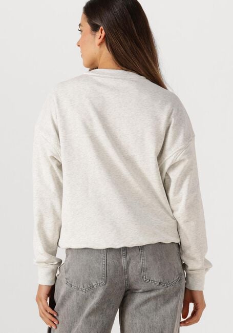 Hellgrau HAUTE L'AMITIÉ Pullover COLLEGE CURVE SWEAT - large