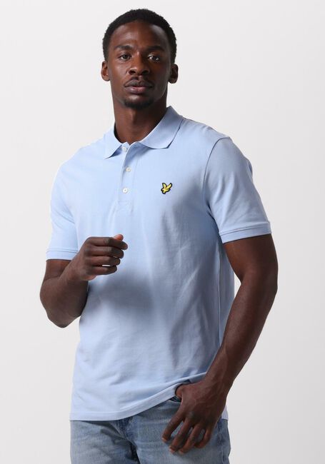 Hellblau LYLE & SCOTT Polo-Shirt PLAIN POLO SHIRT - large