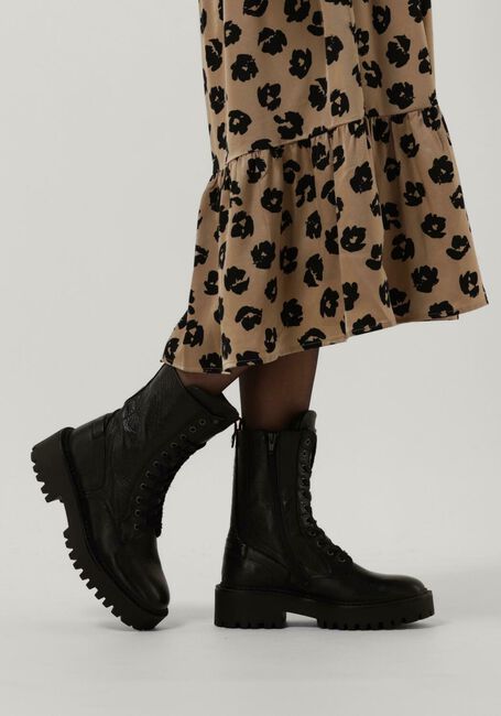 Schwarze HABOOB Stiefeletten P7337 - large