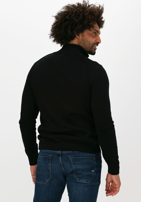Schwarze VANGUARD Sweatshirt HALF ZIP COLLAR PIMA COTTON - large
