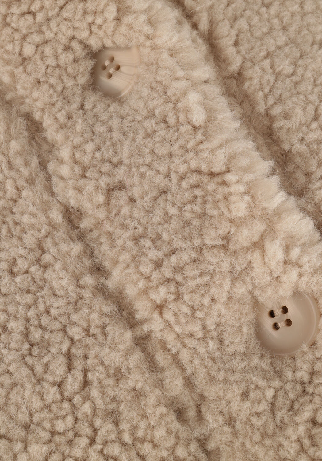 Sand GOOSECRAFT Teddy-Jacke KATE BADGE - large