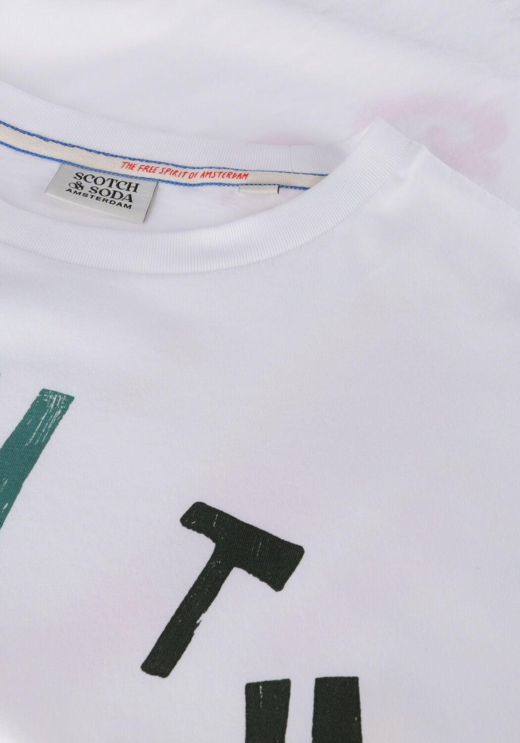 Wei&szlig;e SCOTCH & SODA T-shirt COTTON IN CONVERSION LOOSE FIT T-SHIRT - large