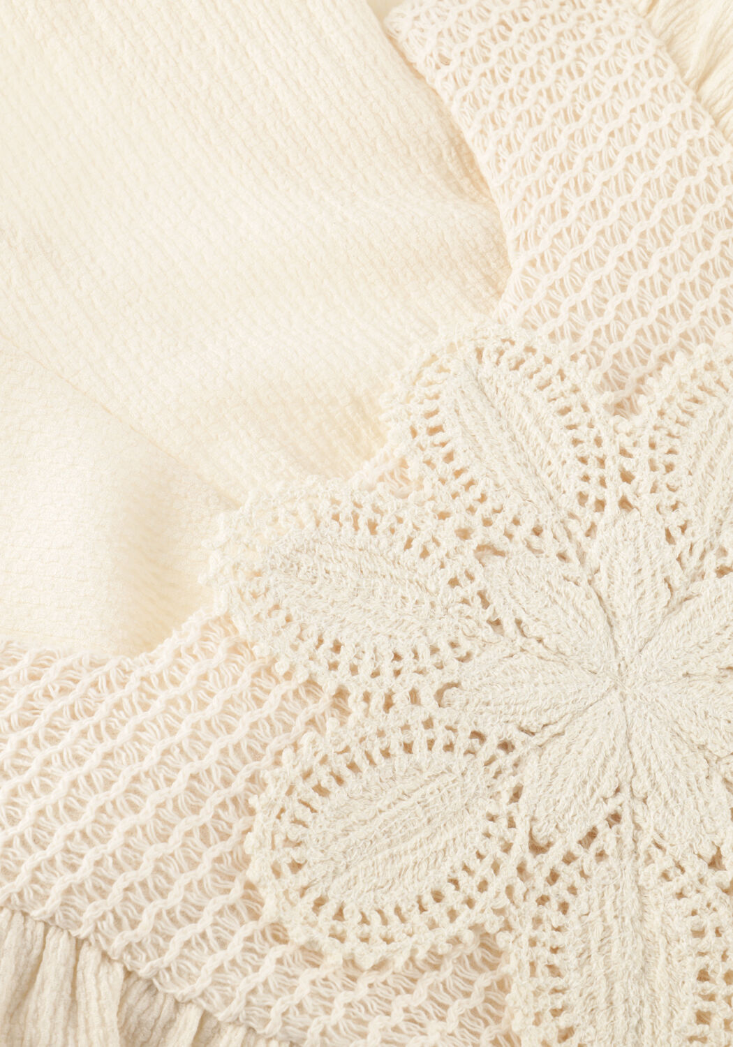 Beige MAYORAL Jumpsuit CROCHET KNIT JUMPSUIT - large