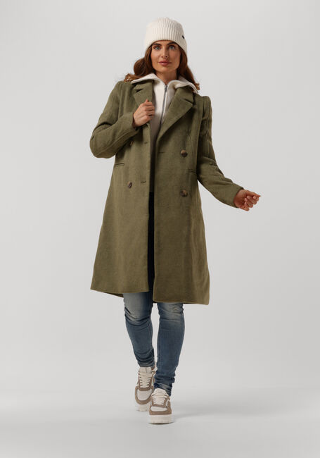 Grüne Y.A.S. Mäntel YASESSIO WOOL MIX COAT - large