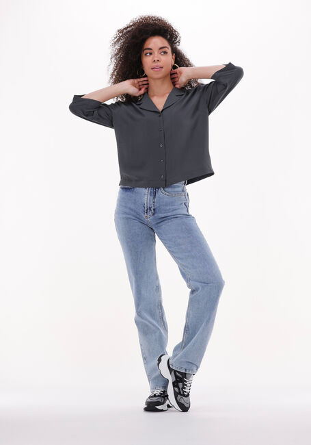 Graue MODSTRÖM Blusen AALIYAH SHIRT - large