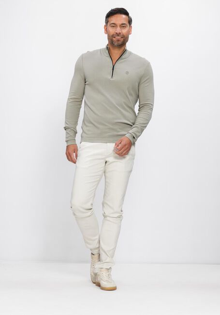 Khaki CAST IRON Pullover SLIM FIT COMFORT BLEND - large