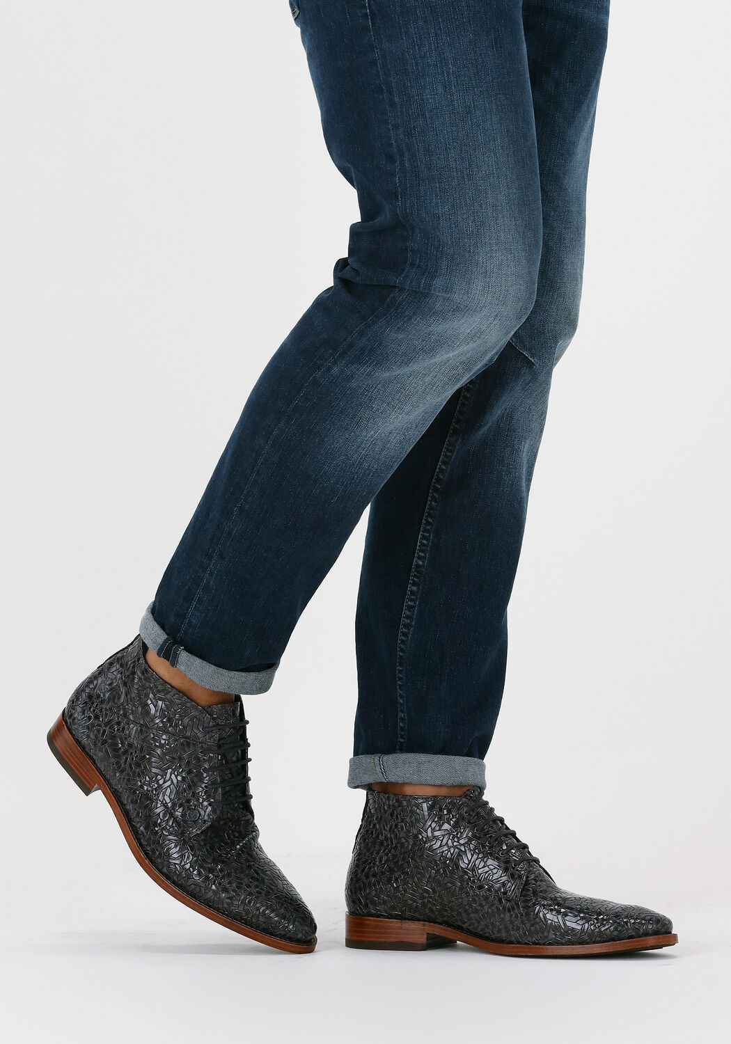 Graue REHAB Business Schuhe BARRY WEAVE - large