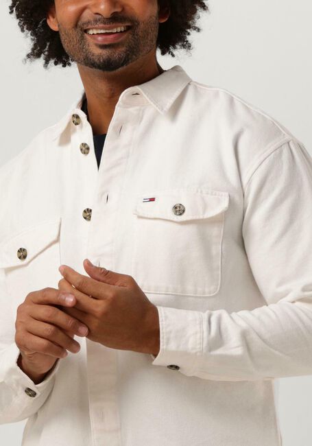 Nicht-gerade weiss TOMMY JEANS Overshirt TJM SOFT CASUAL OVERSHIRT - large