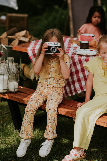 Orangene KOKO NOKO Schlaghose N58968 - large