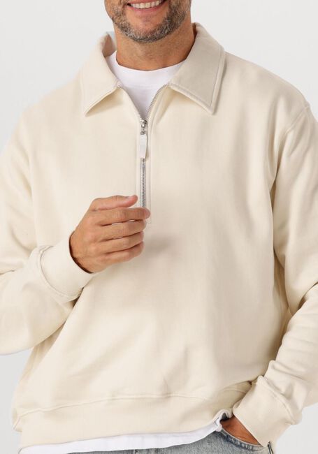 Creme WOODBIRD Pullover WBTOM ZIP POLO - large
