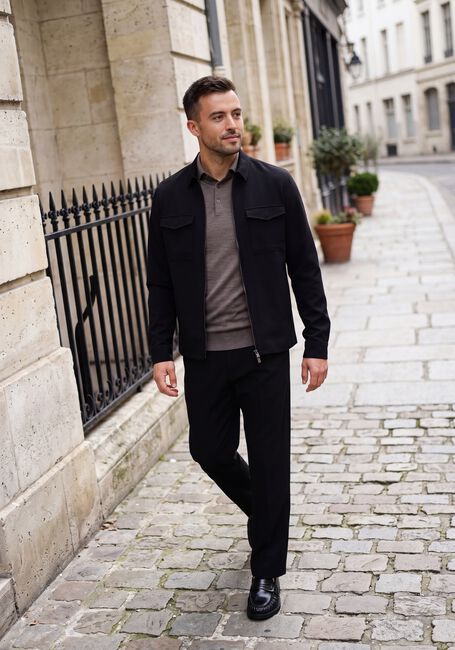 Schwarze STEFANO LAURAN Overshirts SL-CAESAR - large