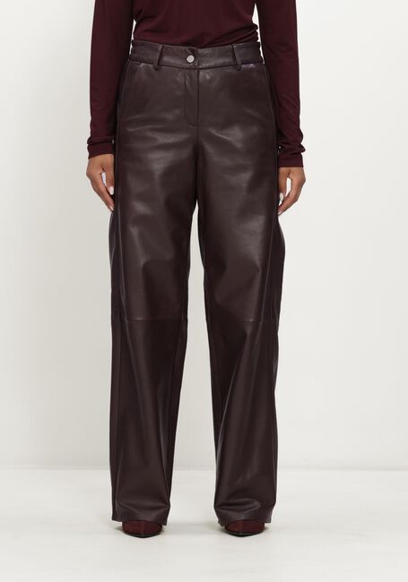 Bordeaux STUDIO AR Weite Hose DAVINA SHEEP SOFT WAXED - large