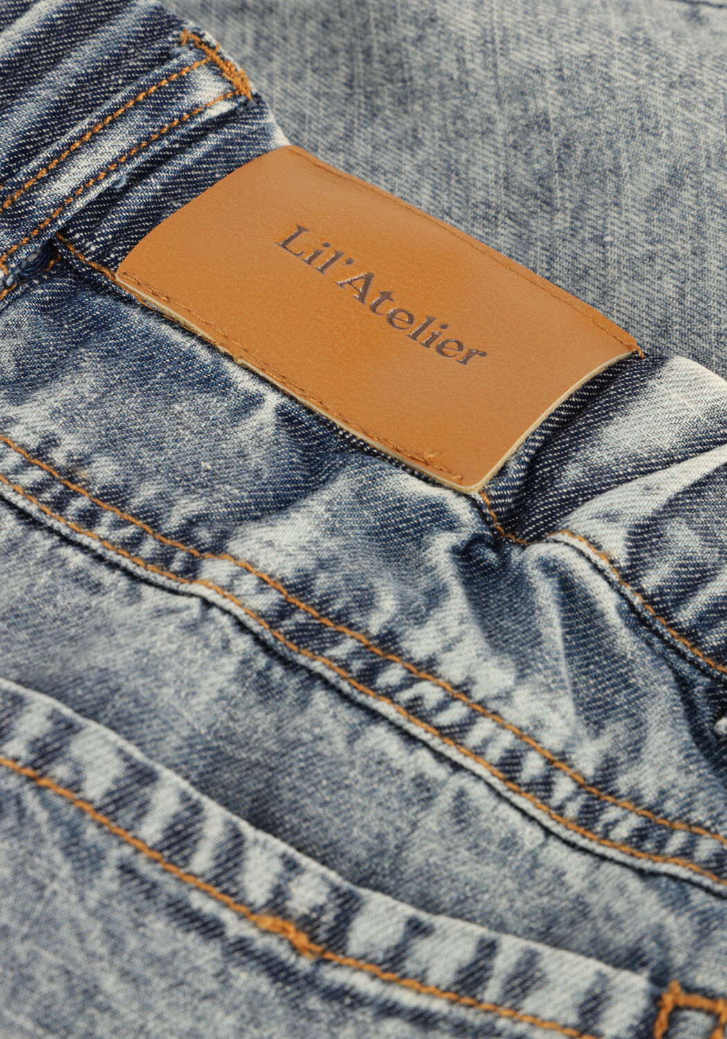 Hellgrau LIL' ATELIER Kurze Hosen NMMHILBERT LOOSE DNM SHORTS 1118-HL LIL - large