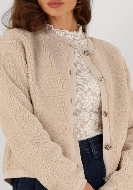 Sand NEO NOIR Strickjacke LIMO FLUFFY KNIT CARDIGAN - large