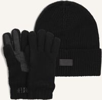 Schwarze UGG Handschuhe KNIT BEANIE WITH GLOVE SET Schwarze UGG Handschuhe KNIT BEANIE WITH GLOVE SET - medium