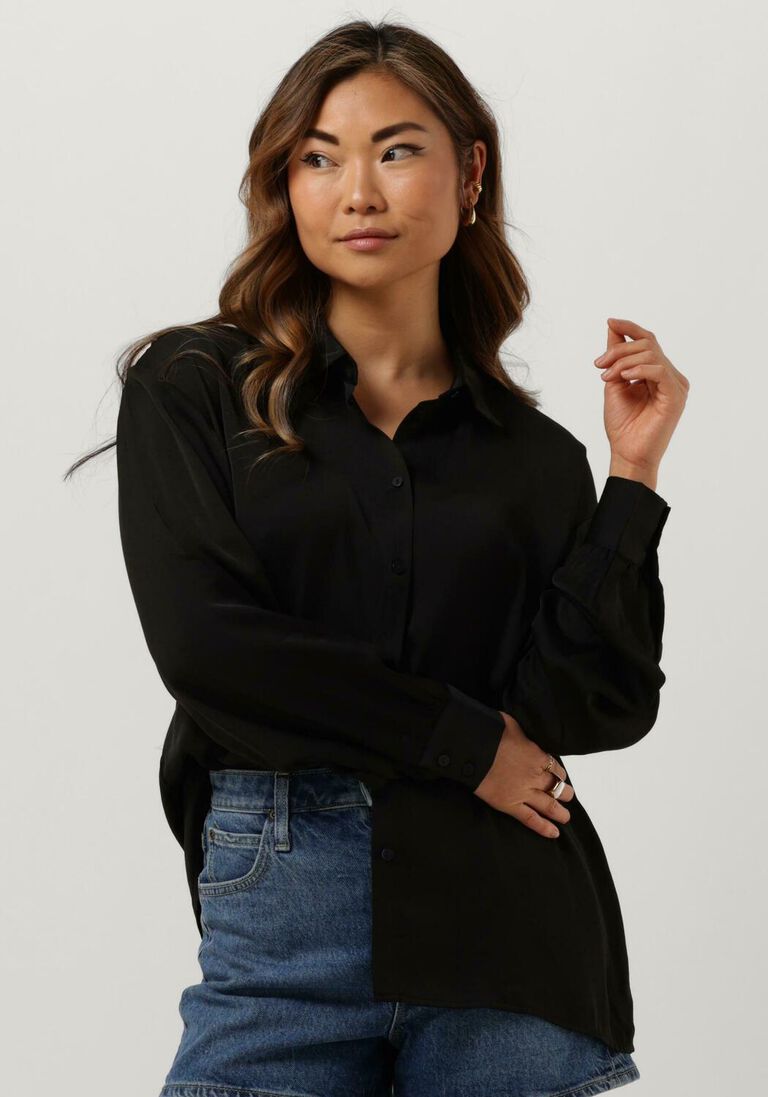 schwarze msch copenhagen bluse stefana maluca shirt