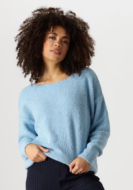 Blaue NUKUS Pullover MATILDE PULLOVER BOUCLE - large