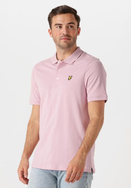 Hell-Pink LYLE & SCOTT Polo-Shirt PLAIN POLO SHIRT - large