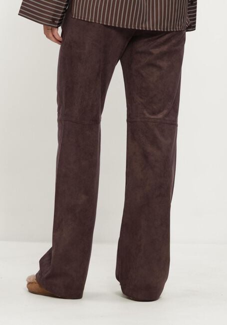 Braune MAC Lange Hosen 0455 VELOUR CHIARA WIDE LEG - large