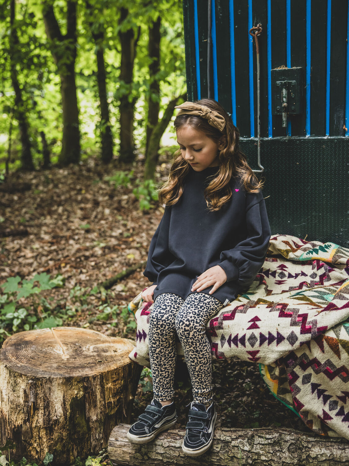 Schwarze LOOXS Little Minikleid 2531-7810 - large