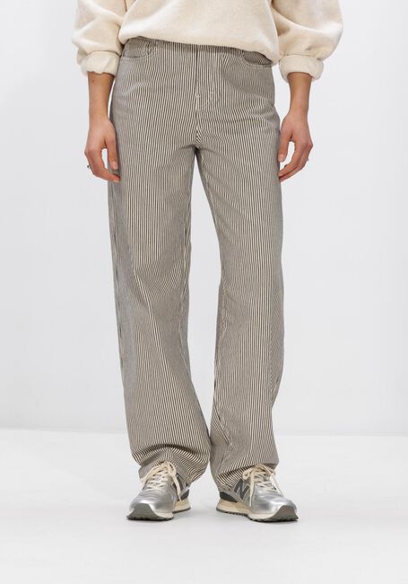 Ecru BY-BAR Hosen LEW STRIPE PANTS - large