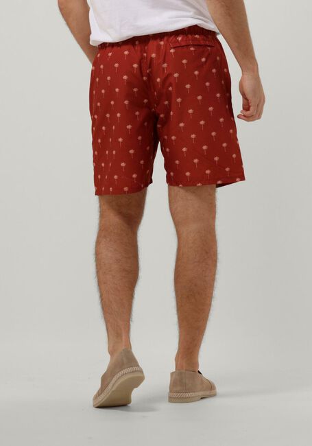 Rote SHIWI Badehosen MEN SWIMSHORT SCRATCHED SHIWI PALM - large