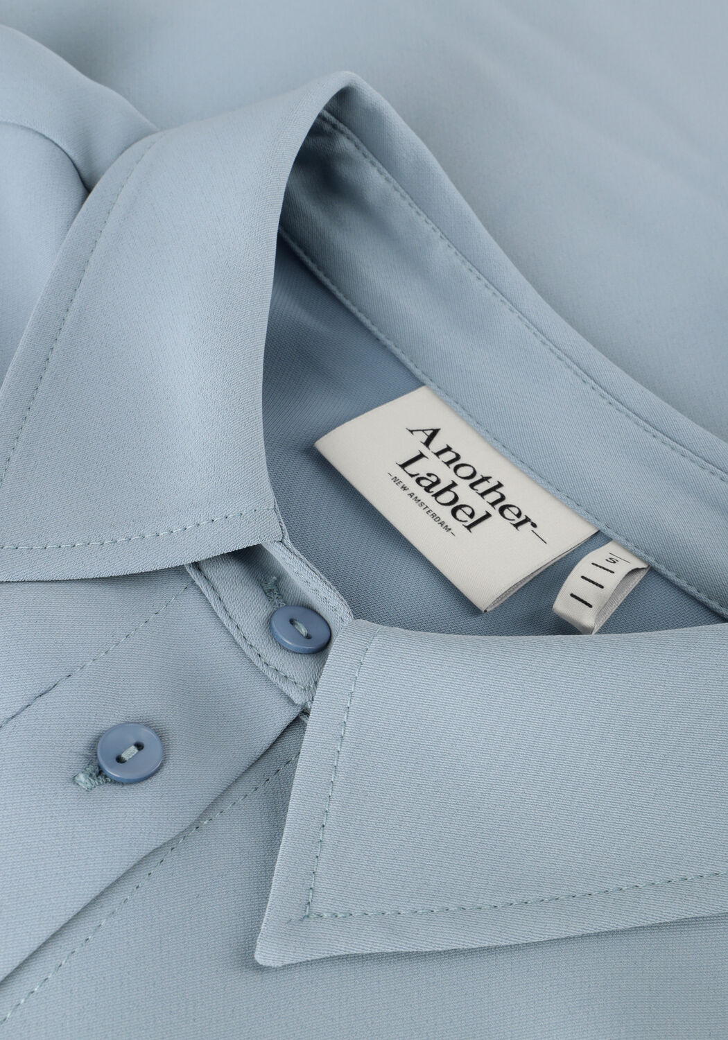 Hellblau ANOTHER LABEL Minikleid MELIA DRESS L/S - large