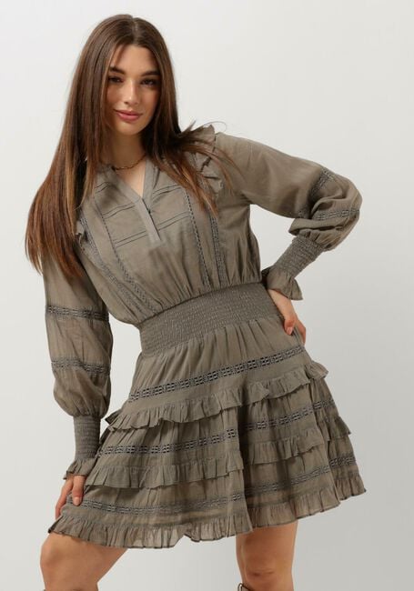 Taupe NOTRE-V Minikleid VOILE DRESS - large