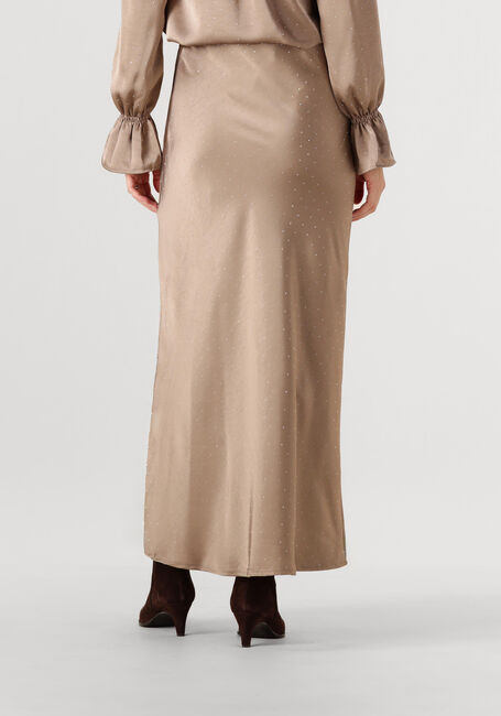 Beige NEO NOIR Maxirock VISO HEAVY SATEEN BEDAZ SKIRT - large