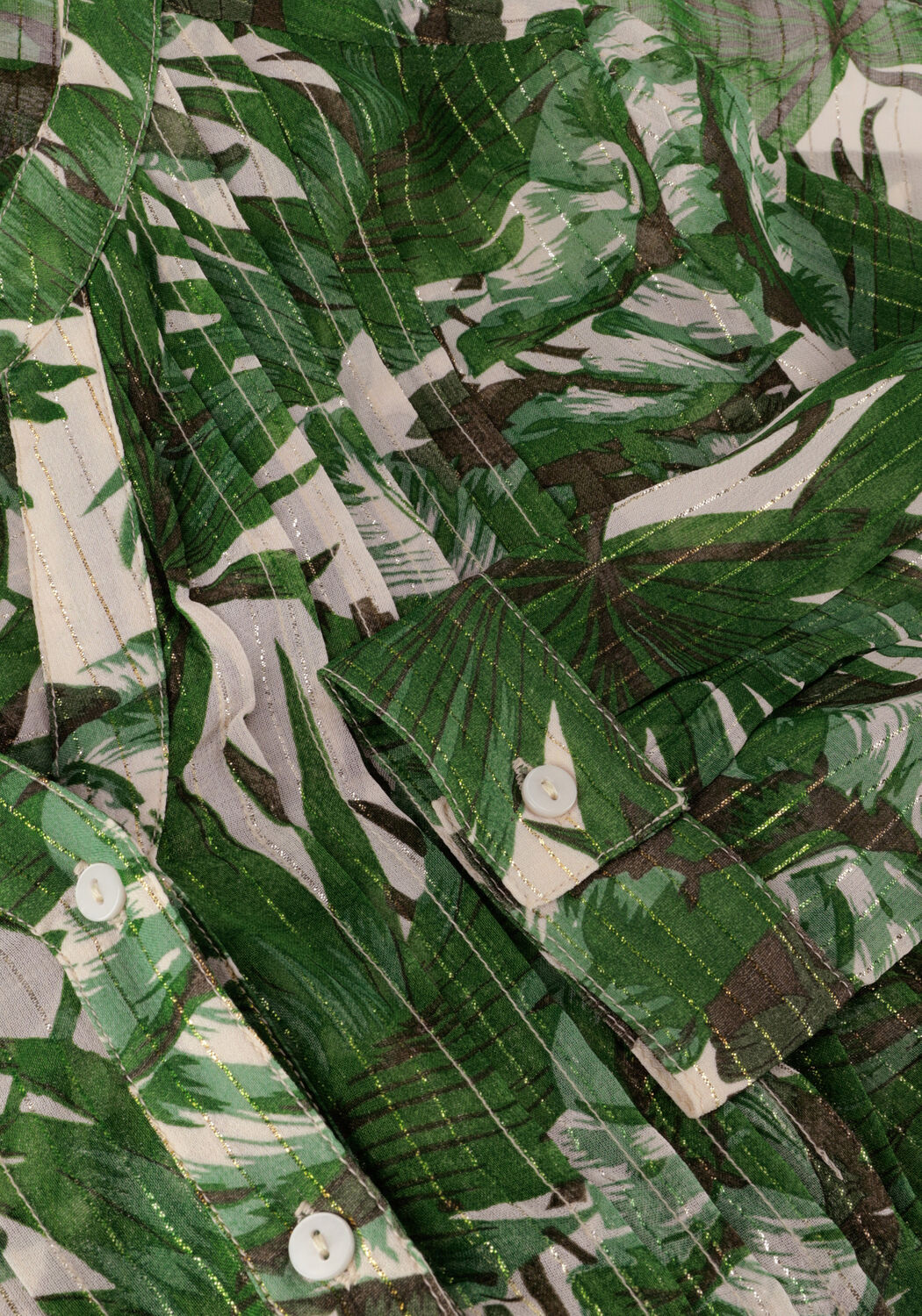 Gr&uuml;ne LOLLYS LAUNDRY Blusen HELENALL SHIRT LS - large