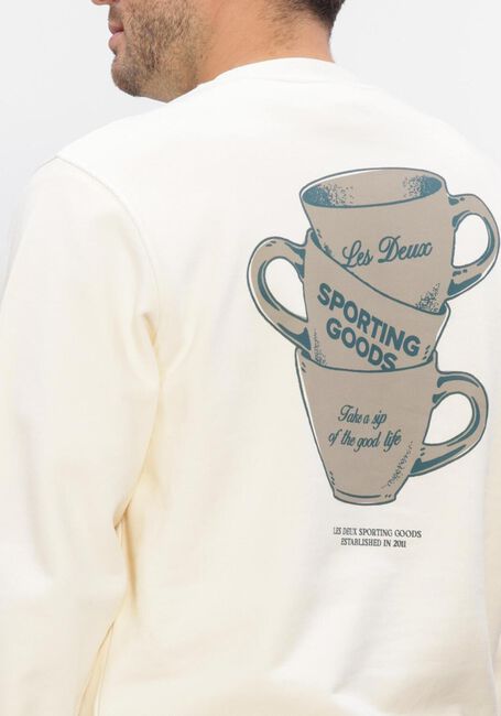 Nicht-gerade weiss LES DEUX Sweatshirt BEN ARTIST SWEATSHIRT - large