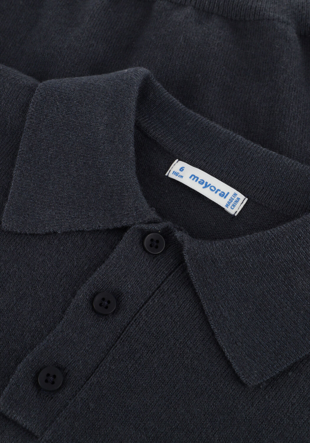 Anthrazit MAYORAL Polo-Shirt L/S KNIT POLO - large