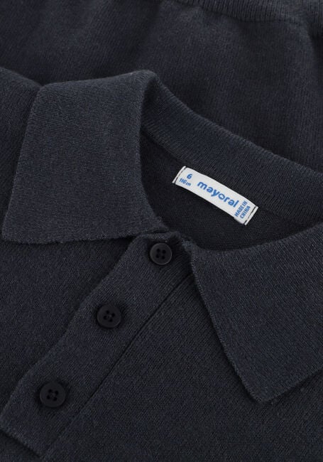 Blaue MAYORAL Polo-Shirt L/S KNIT POLO - large