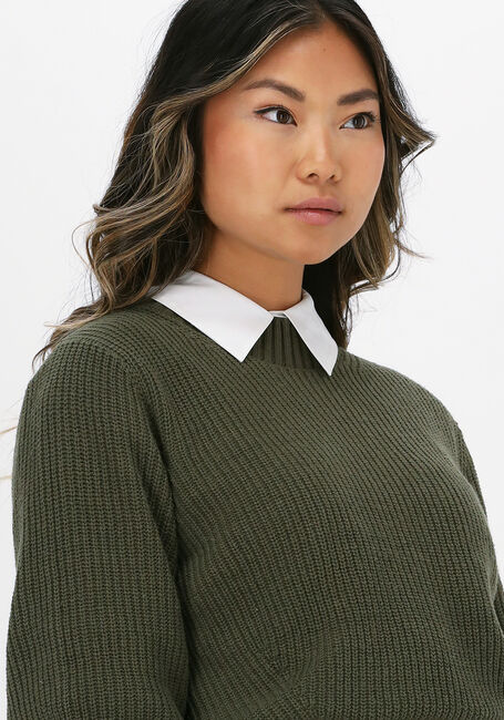 Gr&uuml;ne SELECTED WOMEN Pullover SLFLESLIE LS KNIT O-NECK B - large