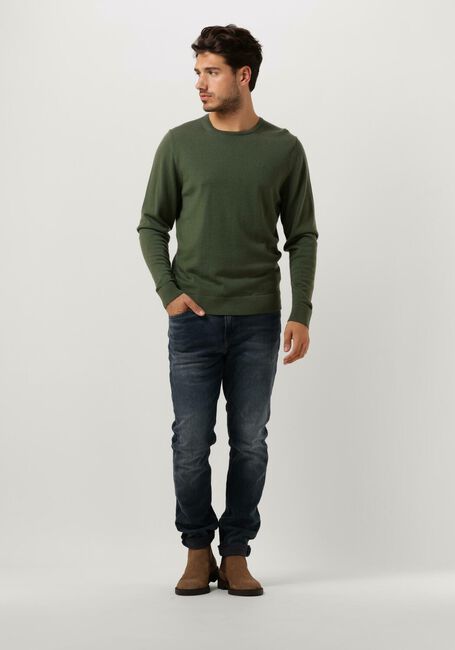 Dunkelgrün CALVIN KLEIN Pullover MERINO CREW NECK SWEATER - large