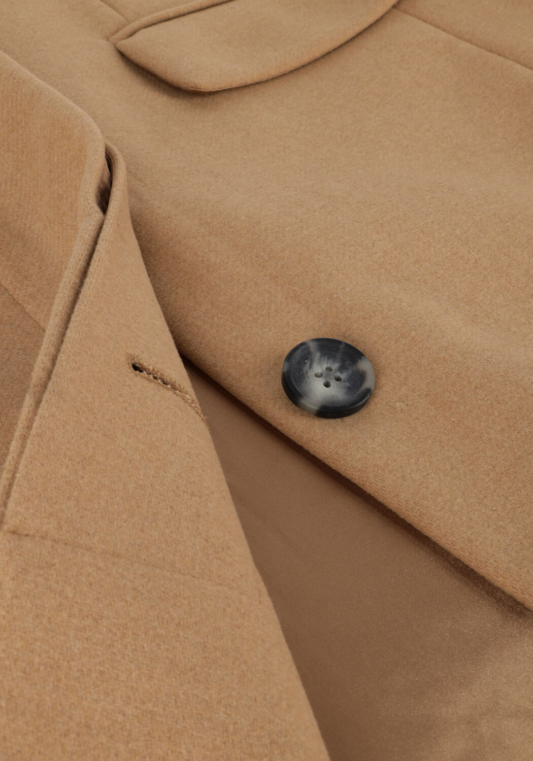 Camelfarbene Y.A.S. M&auml;ntel YASLIMA LS WOOL MIX COAT S. NOOS - large