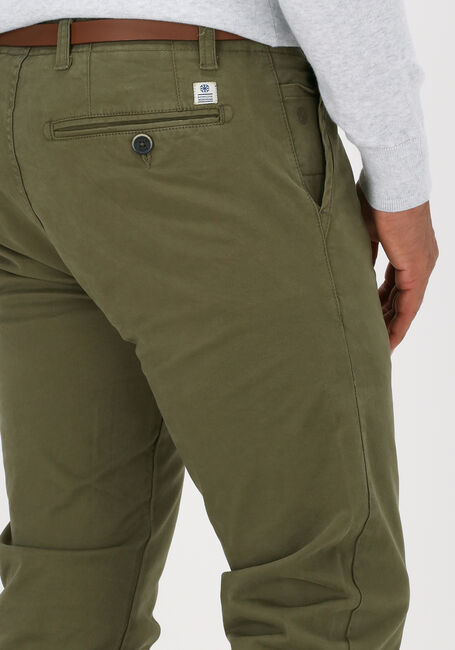 Olive DSTREZZED Chino PRESLEY CHINO PANTS WITH BELT STRETCH TWILL - large