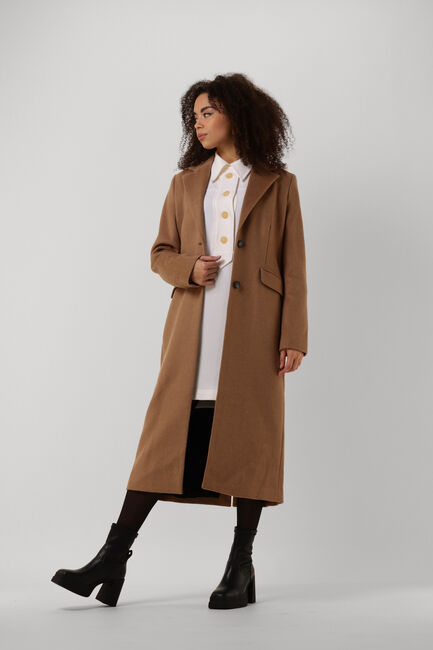 Camelfarbene BEAUMONT Mäntel LONG BLAZER COAT - large