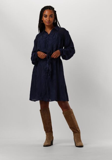 Blaue POM AMSTERDAM Minikleid JACQUARD MIDNIGHT BLUE - large