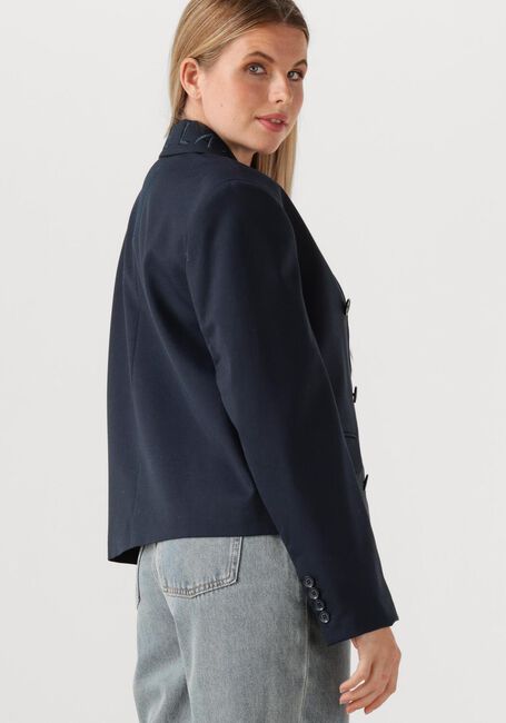 Dunkelblau ALIX THE LABEL Blazer LADIES WOVEN DOUBLE BREASTED BLAZER - large