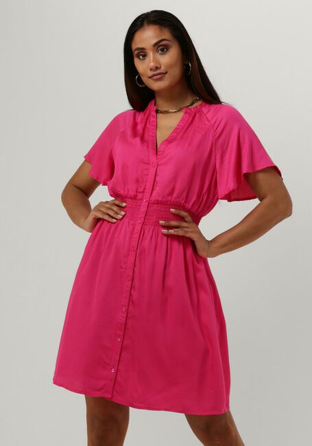 Fuchsie FREEBIRD Minikleid WV-SATIN-VIS-23-2 - large