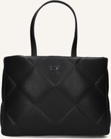Schwarze CALVIN KLEIN Handtasche RE-LOCK QUILT TOTE LG - medium