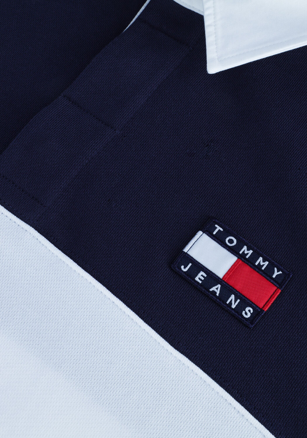 Mehrfarbige/Bunte TOMMY JEANS Pullover TJM SKATER ARCHIVE BLOCK RUGBY - large