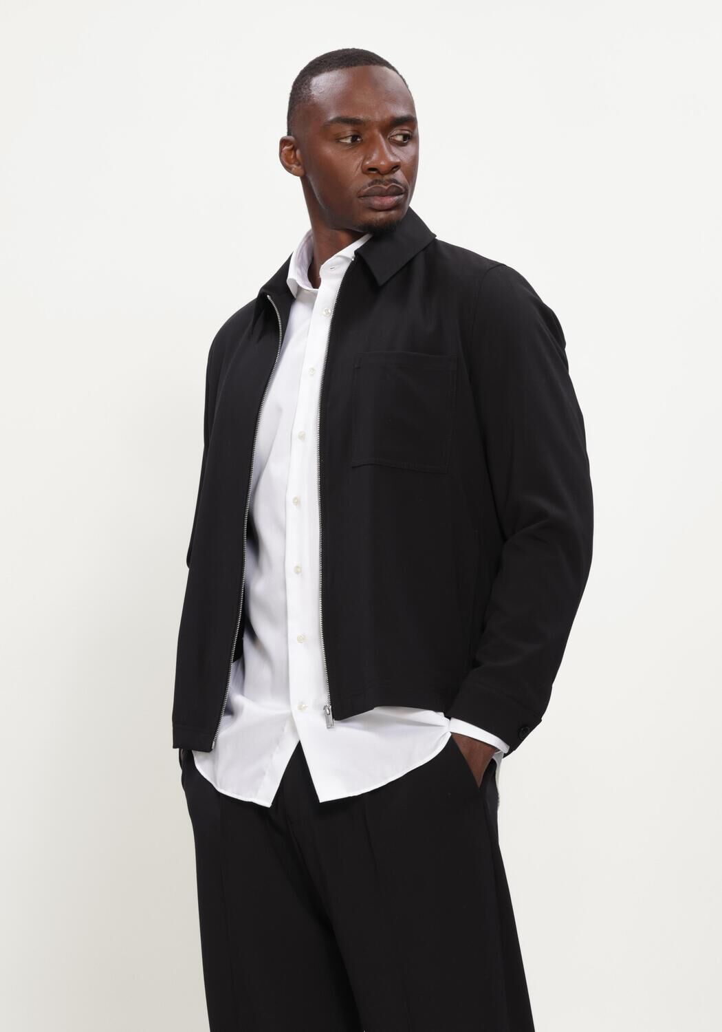 Schwarze DRYKORN Overshirt JERSON - large