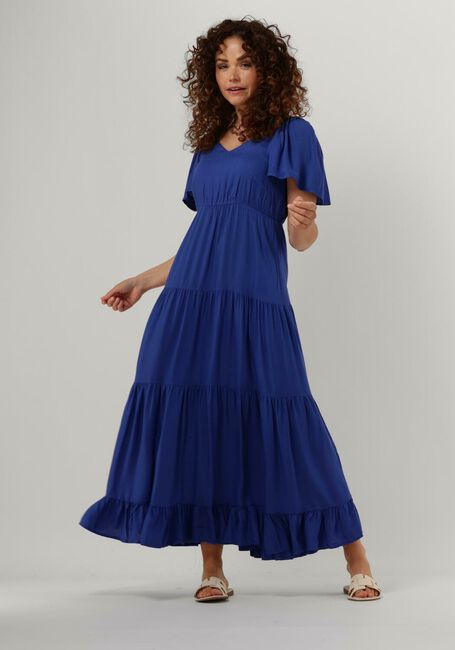 Blaue Y.A.S. Maxikleid YASTORONTO SS ANKLE DRESS - large