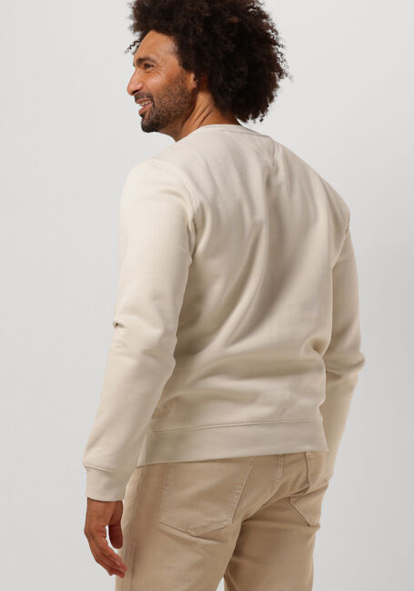 Beige TOMMY JEANS Sweatshirt TJM REGULAR FLEECE C NECK - large