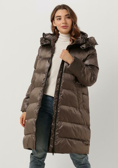 Taupe CANADIAN Wattierte Jack RECLYLED SHINY - large