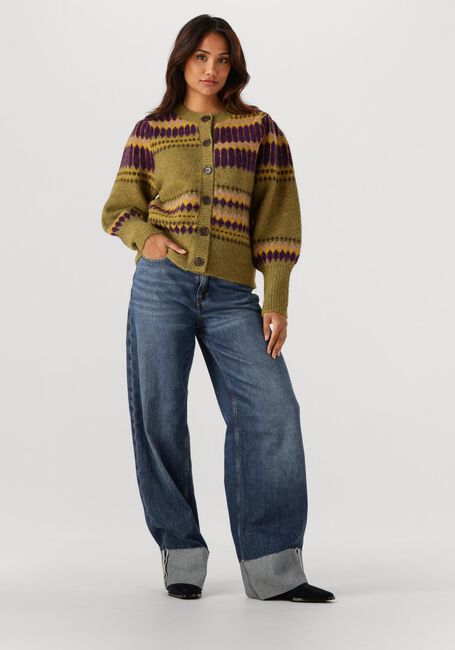 Grüne ANTIK BATIK Pullover MOHI CARDIGAN - large