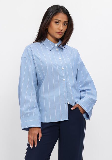 Blaue CATWALK JUNKIE Blusen DOUBLE PLACKET BLOUSE - large