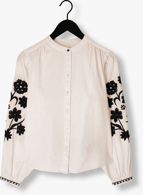 Nicht-gerade weiss SCOTCH & SODA Bluse SHIRT WITH EMBROIDERED SLEEVE - large